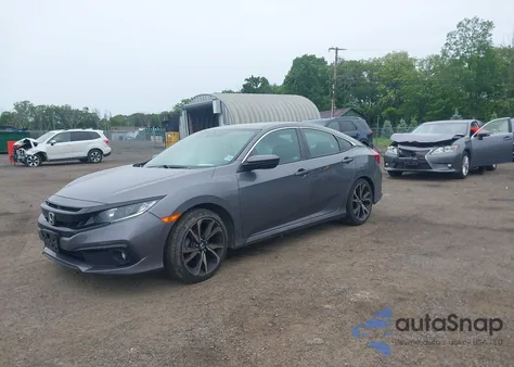 2020 Honda Civic Sport from USA, damaged, VIN 19XFC2F88LE213607